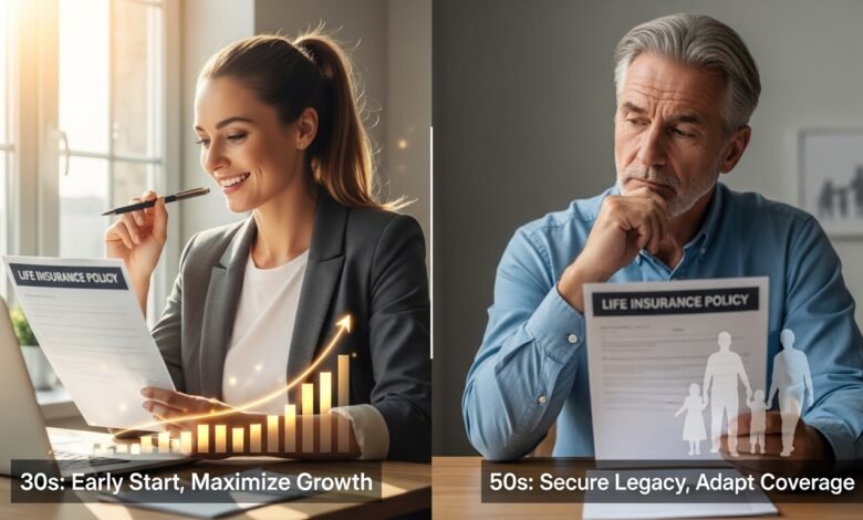 Maxing Out Life Insurance in Your 30s vs 50s