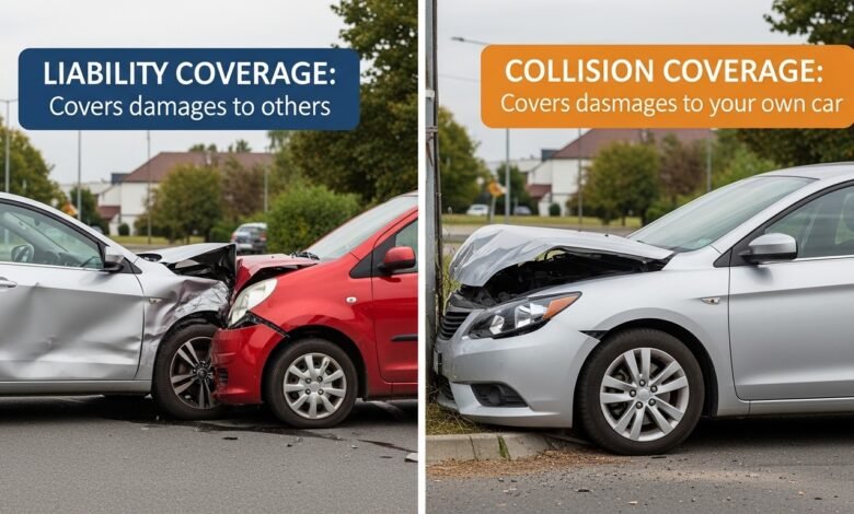 Difference Between Liability and Collision Coverage