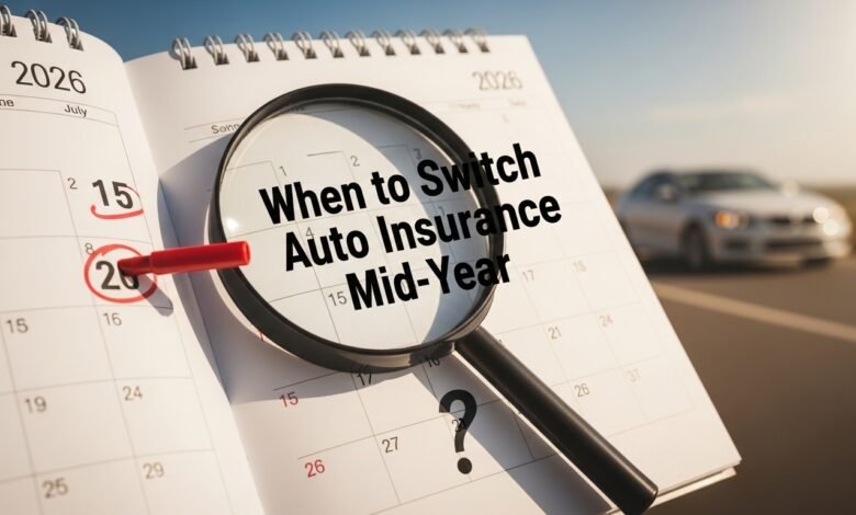 When to Switch Auto Insurance Mid-Year in 2026