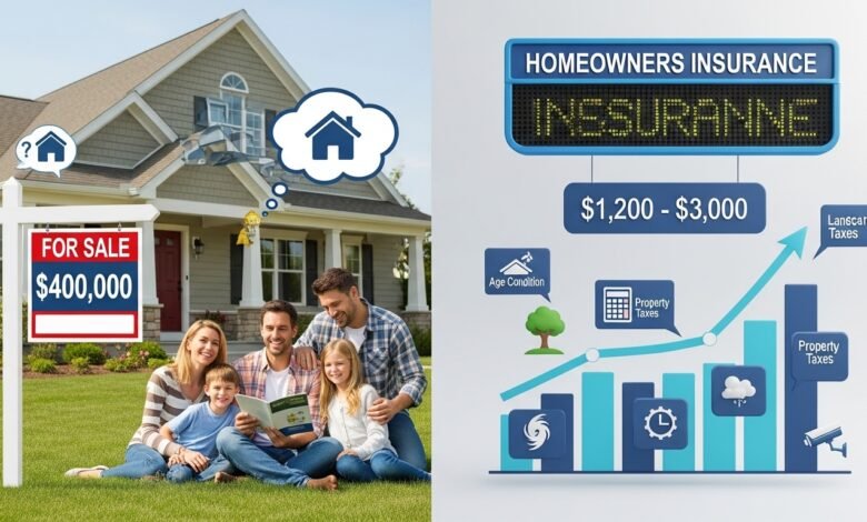 How Much Is Homeowners Insurance on a $400,000 House