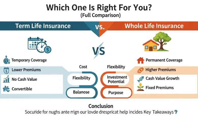 Term vs Whole Life Insurance: Which One Is Right for You? (Full Comparison)
